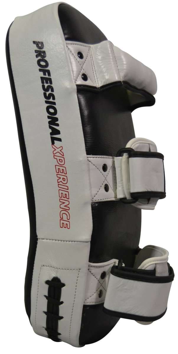 Phoenix PX Thai Mittsar, Äkta Läder, (Par) - Svart/Vit