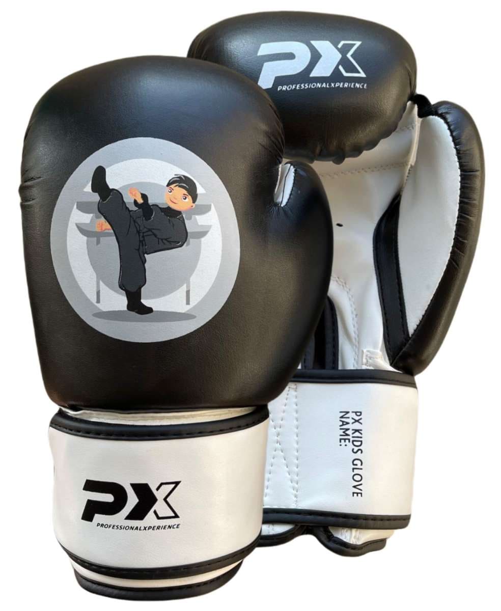 Phoenix PX 'Kids Glove Boys' Barn Boxningshandskar - Svart/Vit