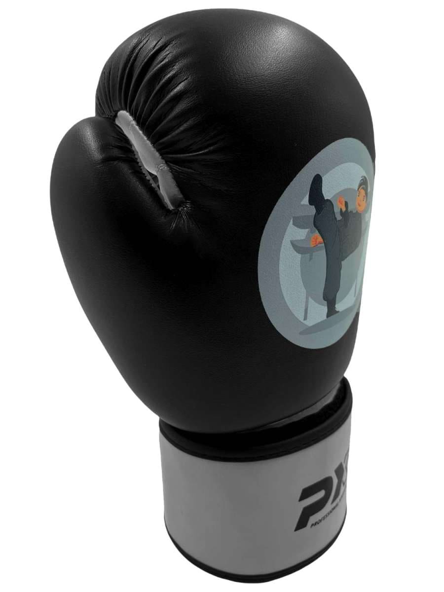 Phoenix PX 'Kids Glove Boys' Barn Boxningshandskar - Svart/Vit