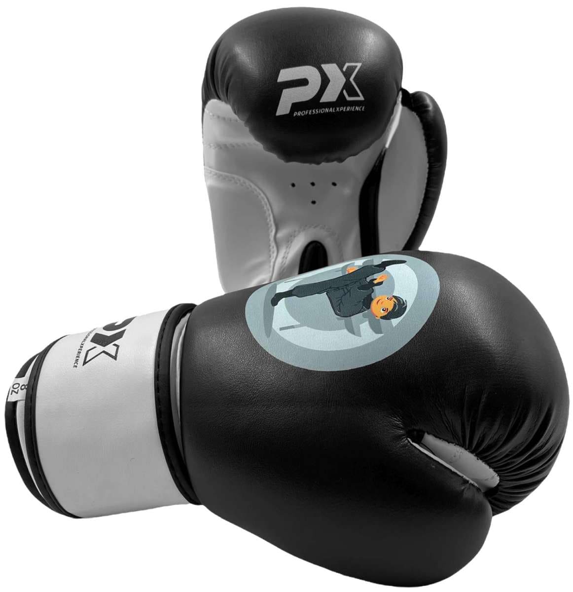 Phoenix PX 'Kids Glove Boys' Barn Boxningshandskar - Svart/Vit