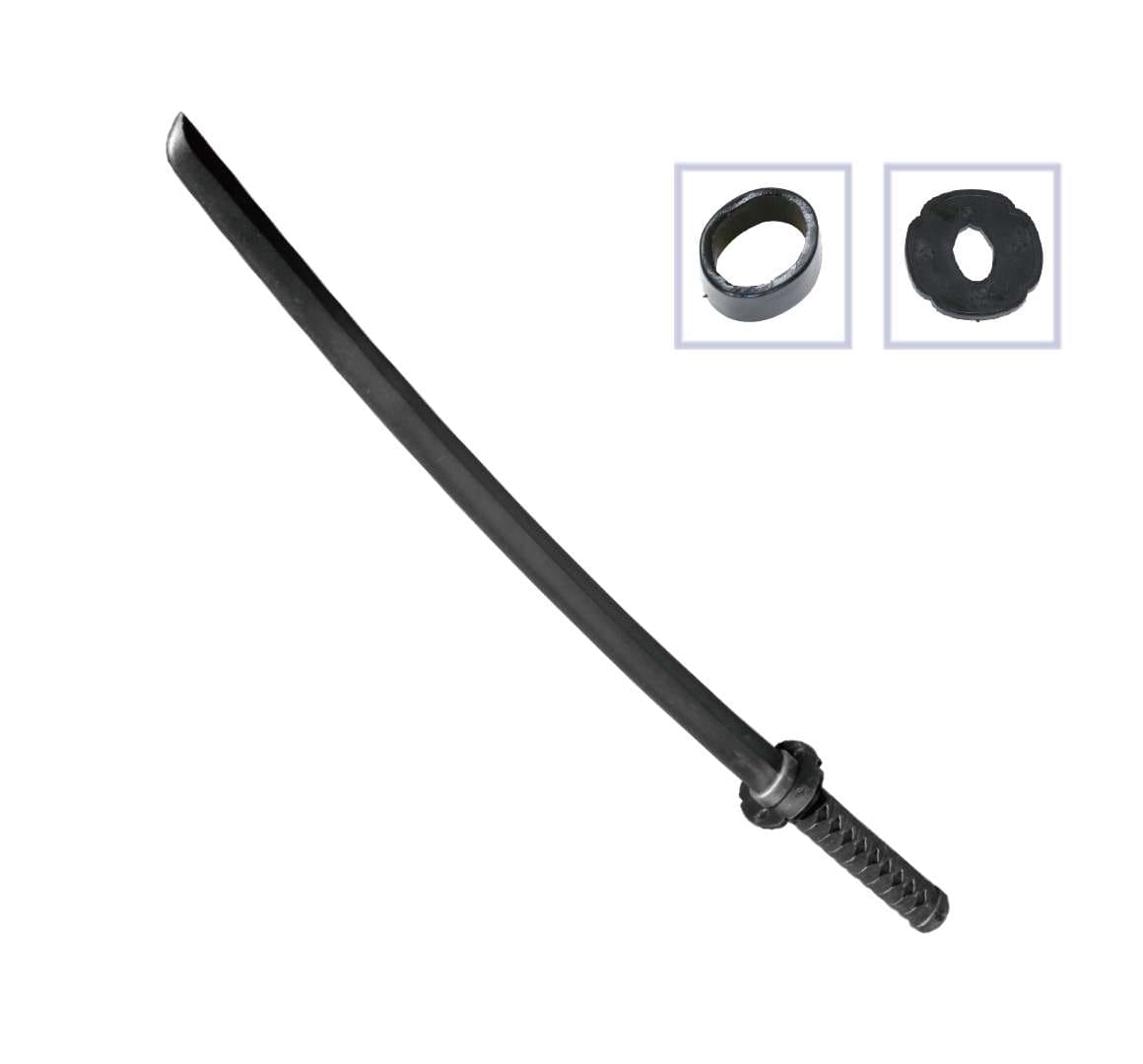 Phoenix Bokken, svart, TPR-plast - 100 cm