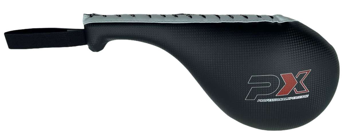 Phoenix PX Taekwondo racket mitt, PU - Svart/Vit, enkel