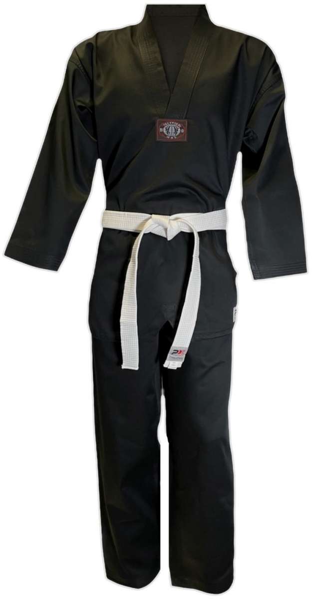 Phoenix PX CHALLENGE Taekwondo V-Revers Uniform - Svart