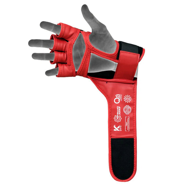 RDX Grappling Handskar AURA PLUS T-17 - Röd/Svart