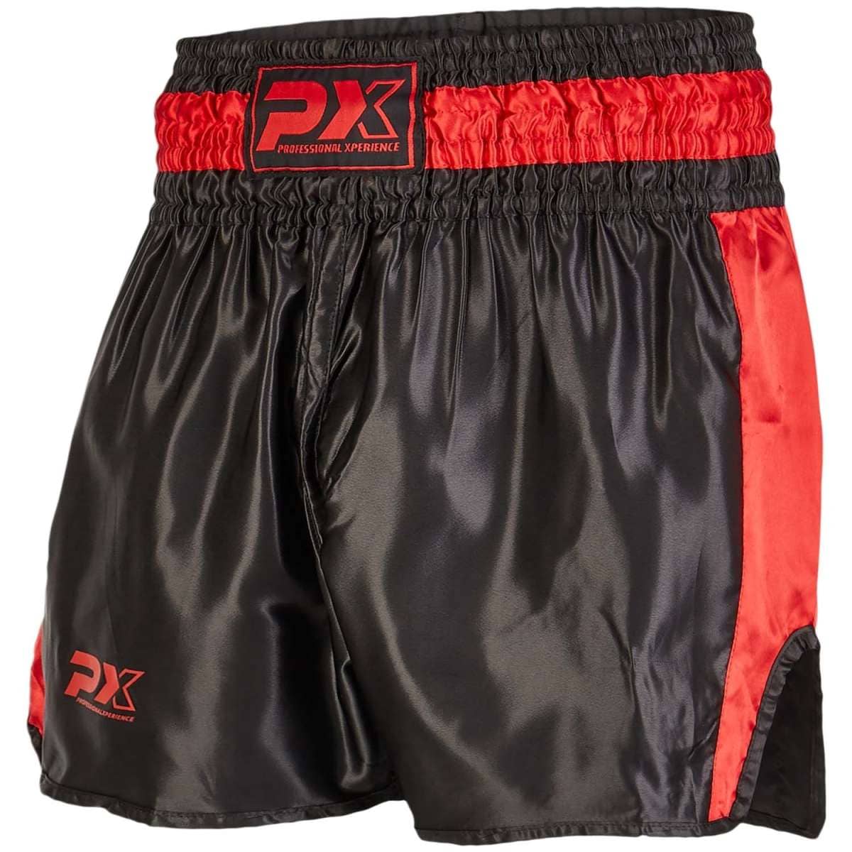 Phoenix PX Thai Shorts, 'Contender' - Svart/Röd
