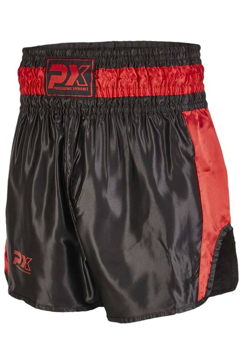 Phoenix PX Thai Shorts, 'Contender' - Svart/Röd