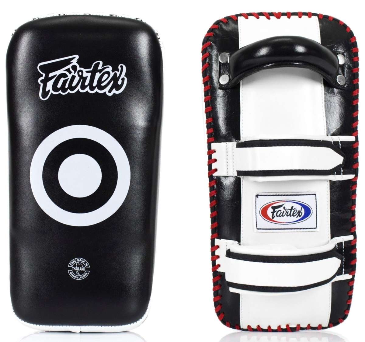 FAIRTEX KPLC2 Thai Mittsar, läder - Svart/Vit, par