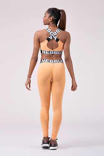 Nebbia Squad Hero Scrunch Butt Tights - Aprikos