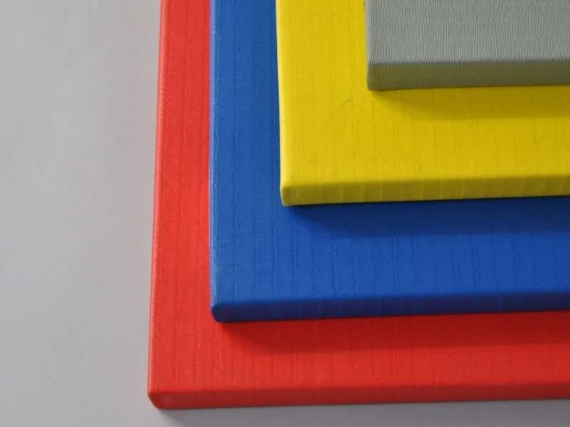 Phoenix Judomattor, ca 100x100x4 cm, RG230, vinylöverdrag