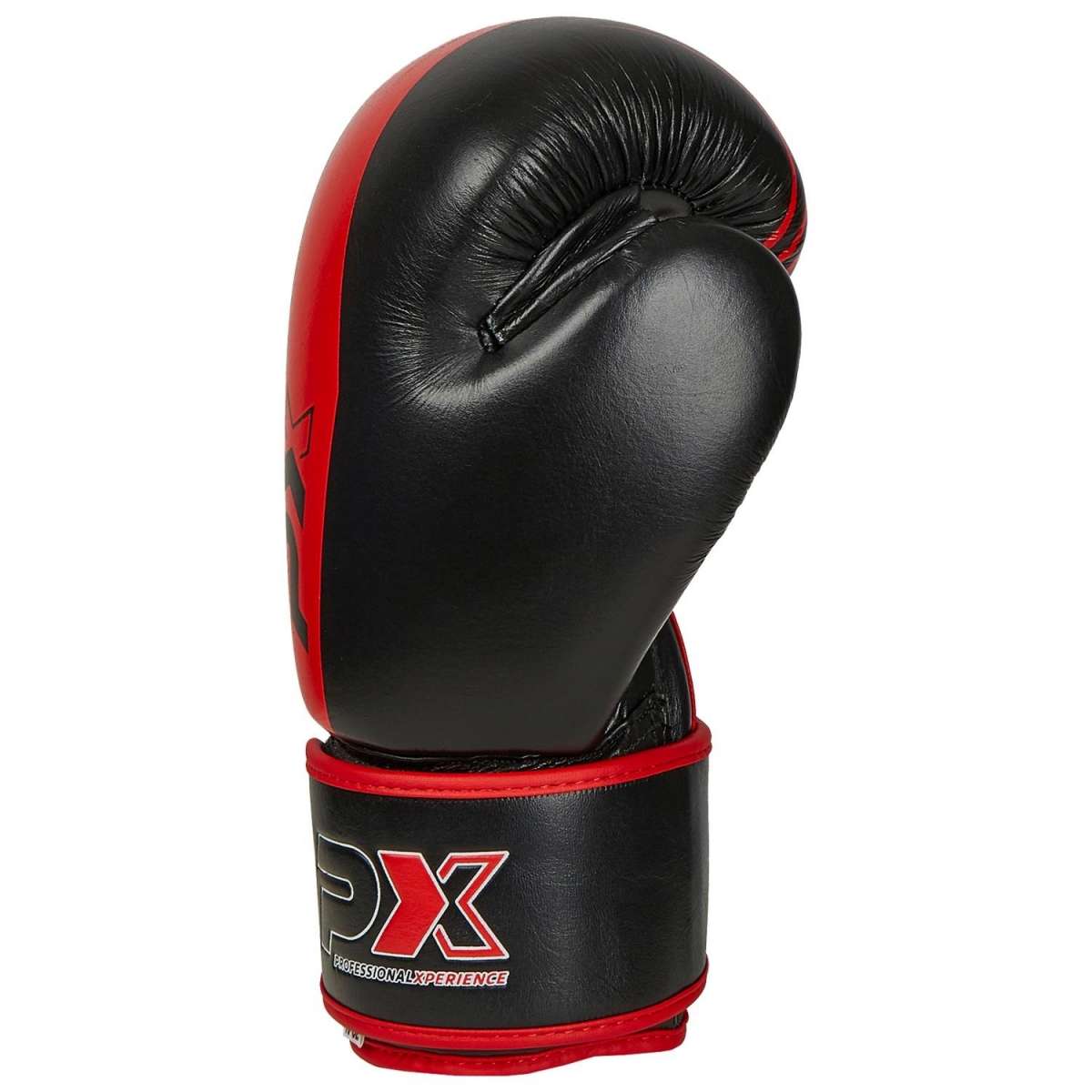 Phoenix PX Boxningshandskar - Svart/Röd, läder