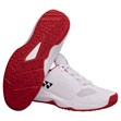 Yonex Lumio 4 Tennisskor Unisex - Vit/Röd