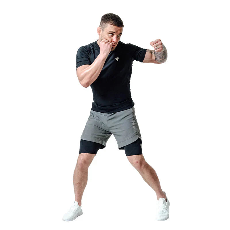 RDX MMA Kompression Shorts T16 - Grå/Svart