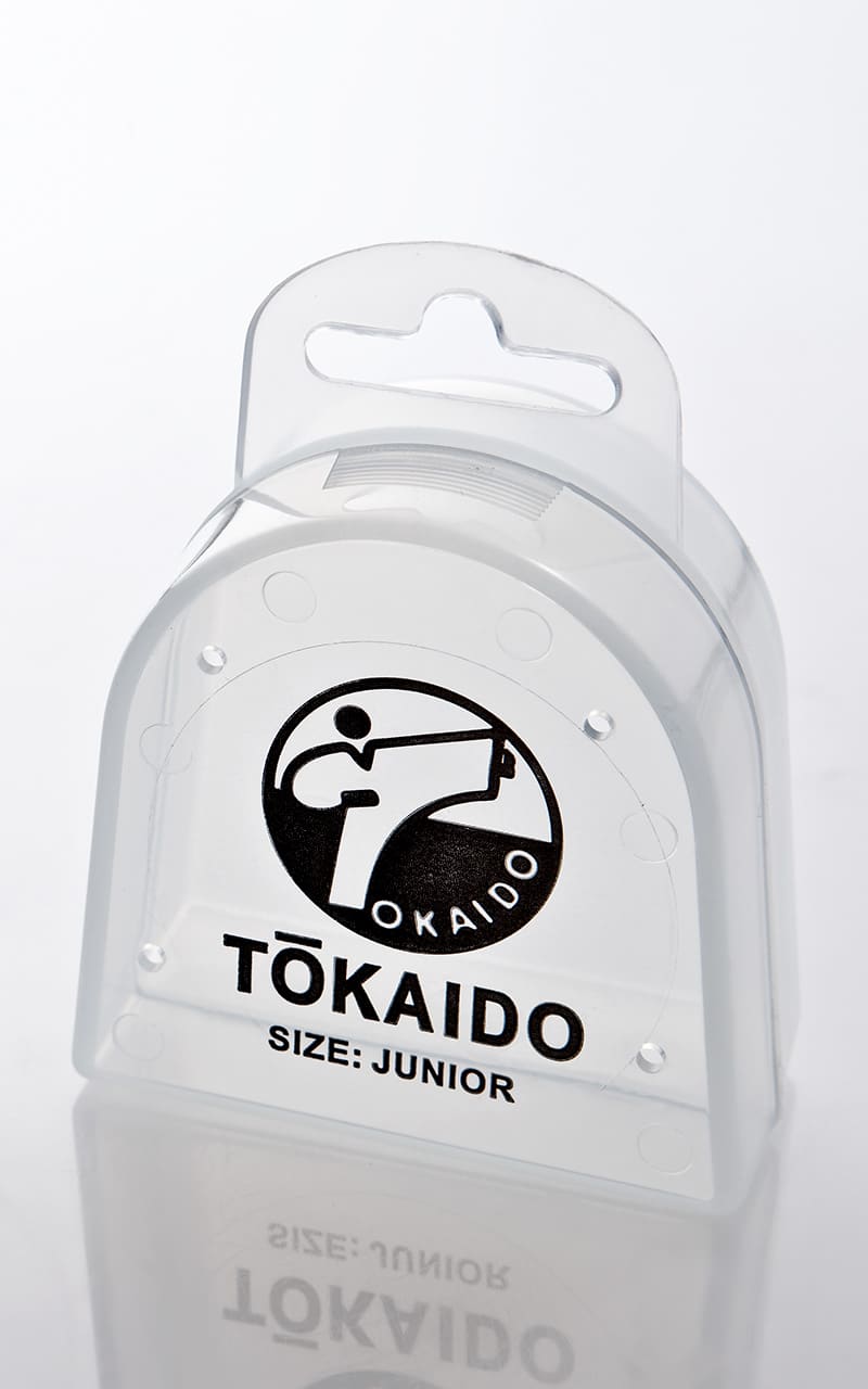 TOKAIDO Karate Mouth Guard, transparent with box