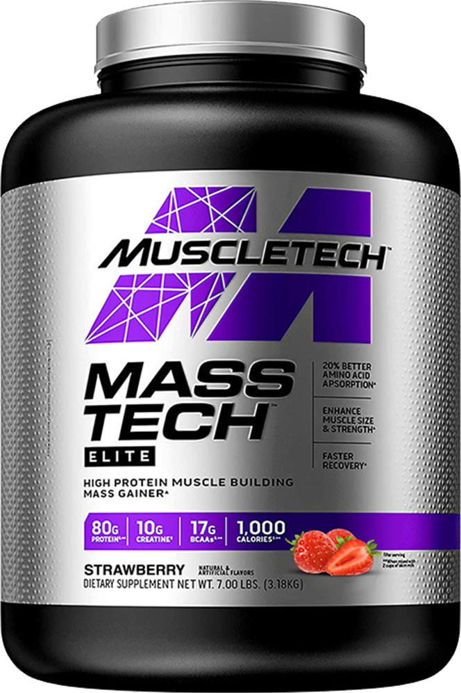 MuscleTech Mass Tech Elite - 3180 g - Strawberry