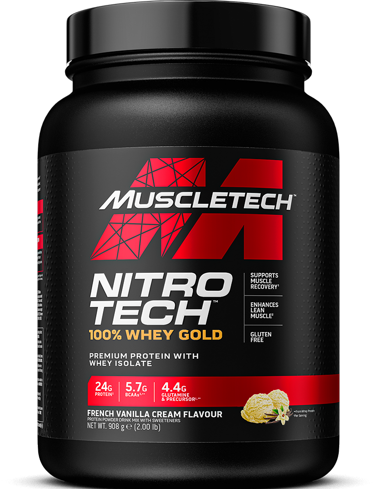 MuscleTech Nitro Tech 100% Vassleprotein - 908 g - French Vanilla Cream