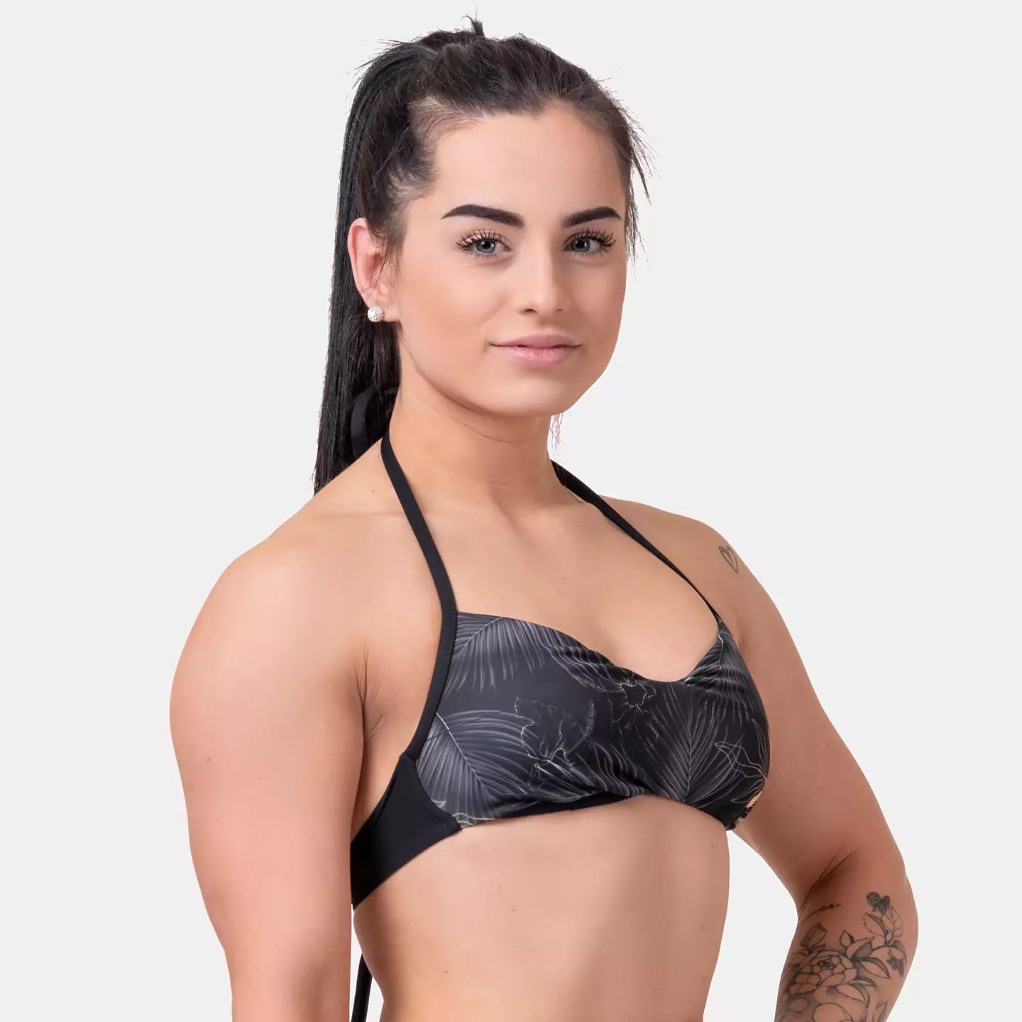 Nebbia Earth Powered Bikiniöverdel - Vulkanisk Svart