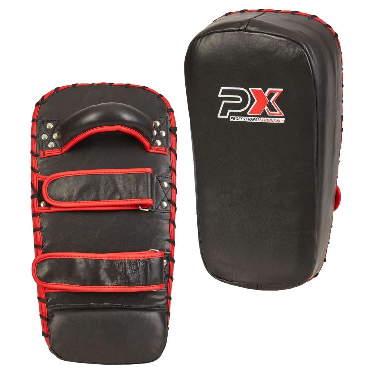 Phoenix PX arm mitt läder, 42 cm - Svart/Röd, böjd