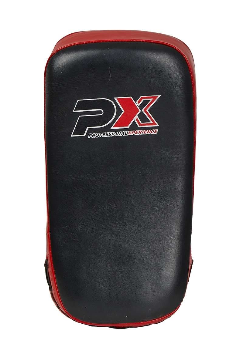 Phoenix PX Thai Mittsar, Äkta Läder, (Par) - Svart/Röd