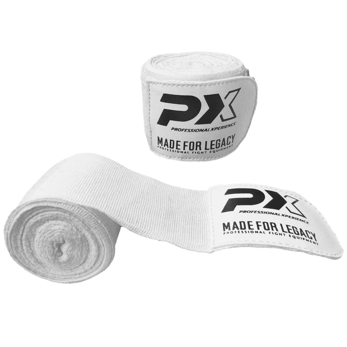 PX Legacy boxningsbandage längd 450 cm - Vit