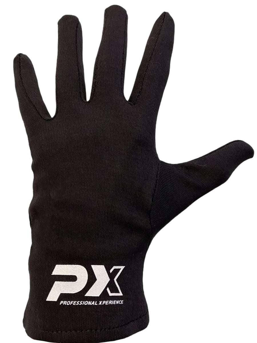 Phoenix PX Boxnings Innerhandskar med fingrar - Svart