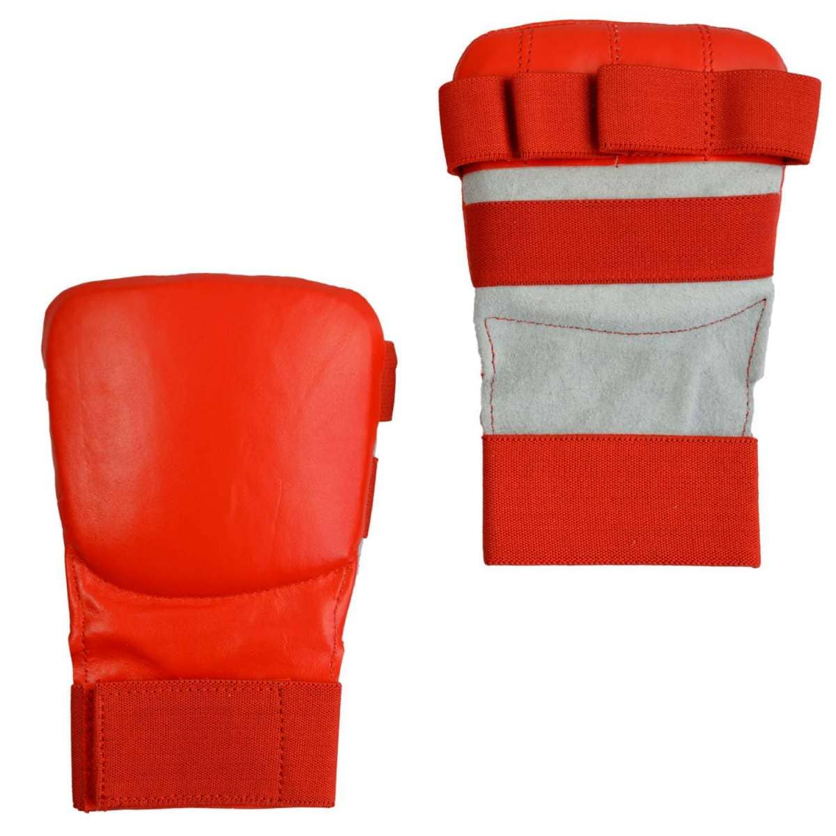 Phoenix Karate Handskar Läder - Röd