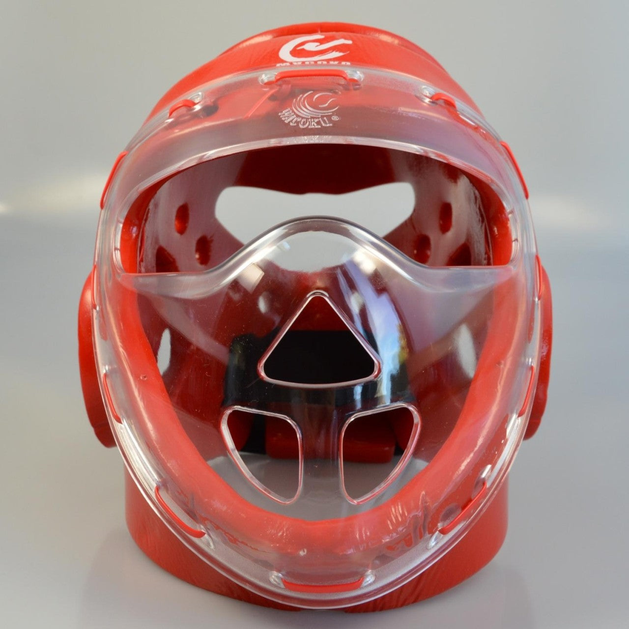 WACOKU Röd huvudskydd skumplast, mask, WTF
