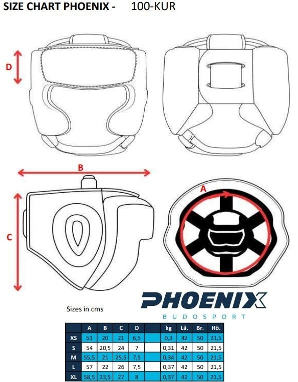 WACOKU Röd huvudskydd skumplast, mask, WTF