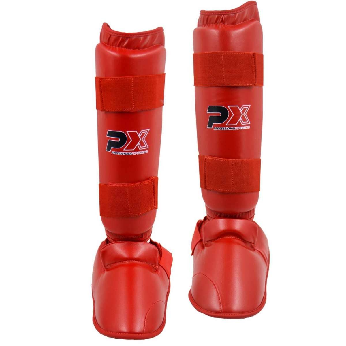 Phoenix Karate Kumite shin/instep - Röd