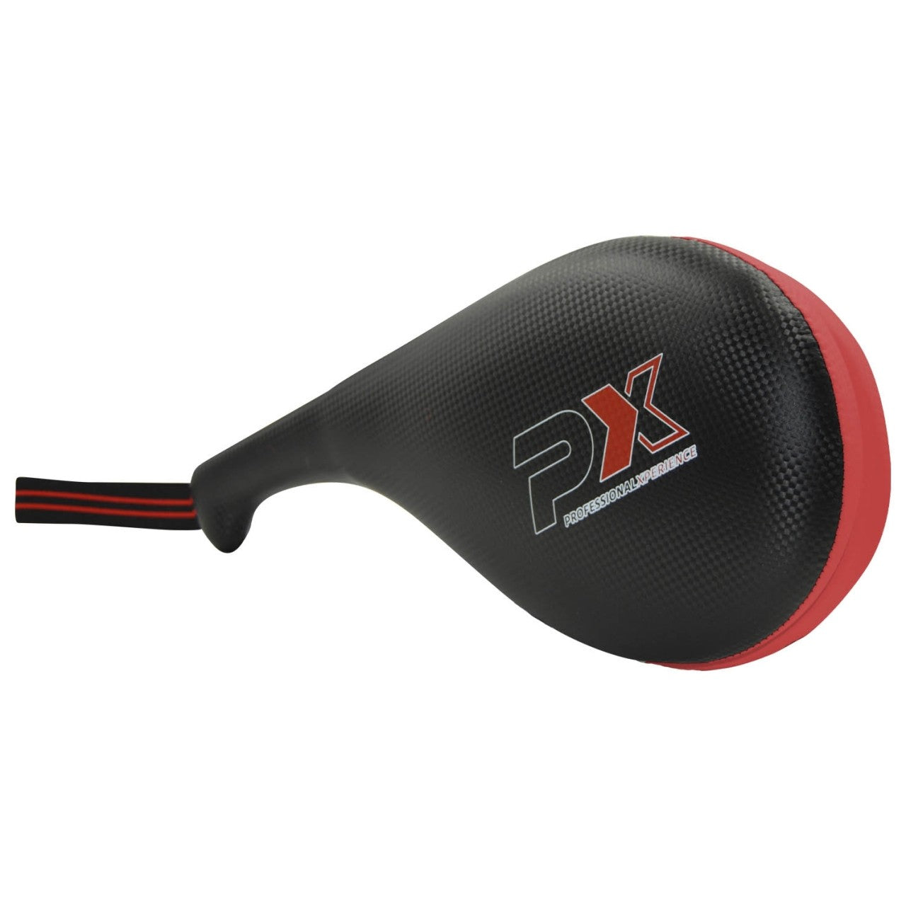 Phoenix PX Taekwondo dubbel-mitt konstläder svart-röd