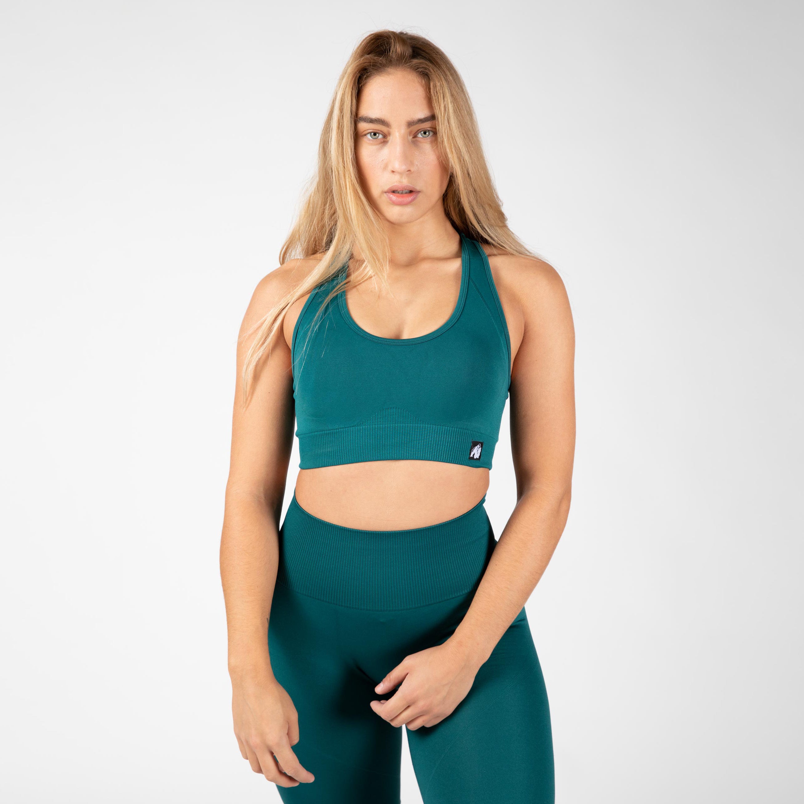 Gorilla Wear Yava Seamless Sport Bra, green