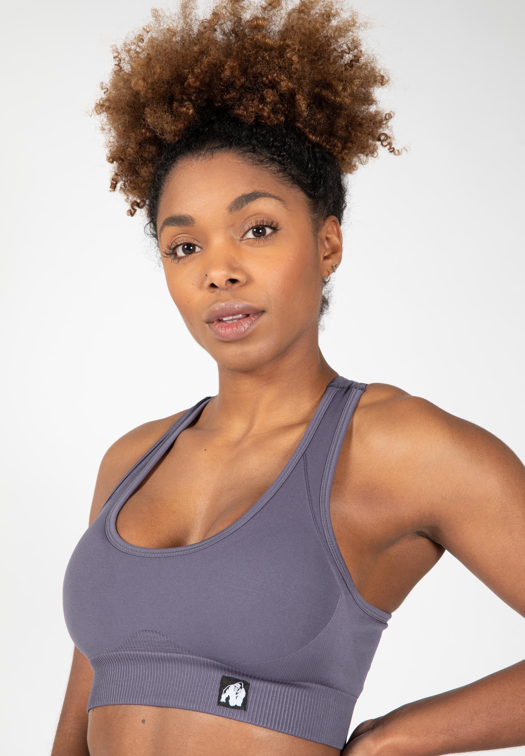 Gorilla Wear Yava Seamless Sport Bra, grey