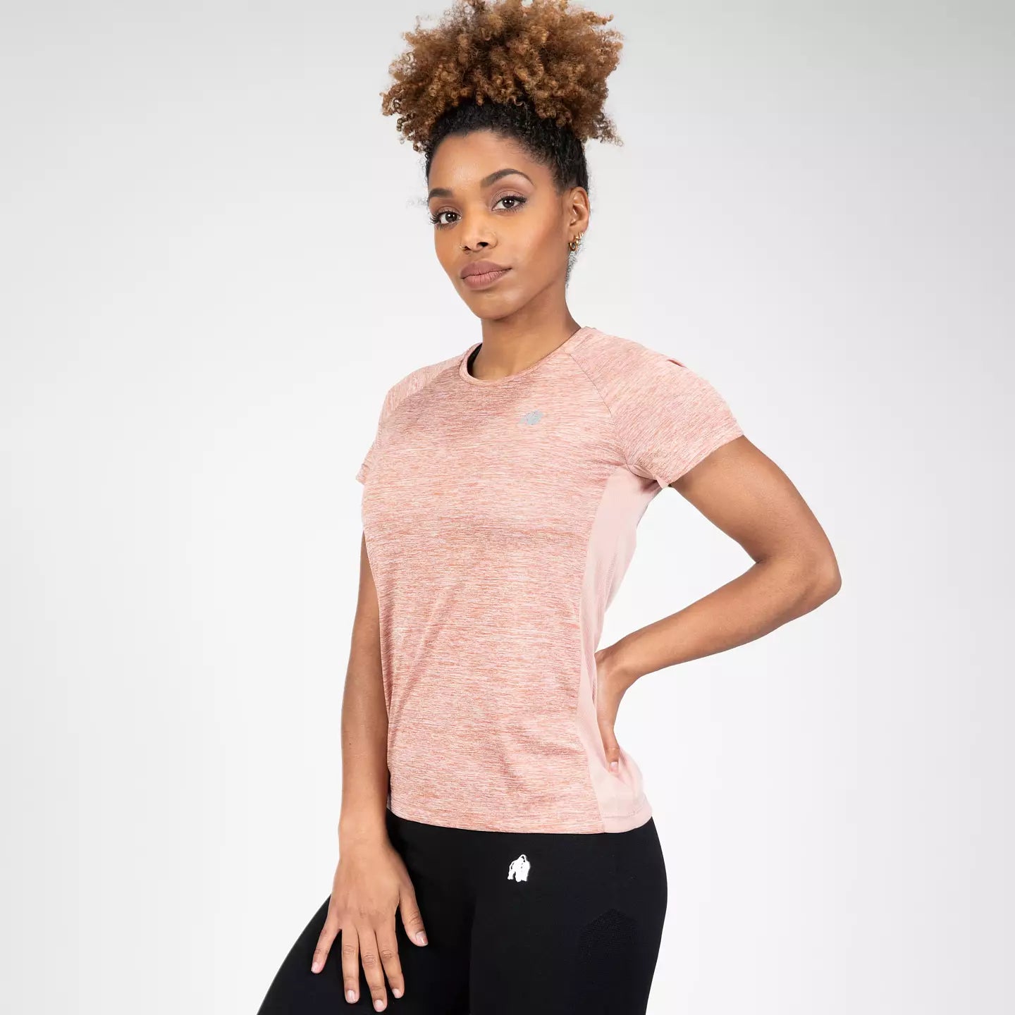 Gorilla Wear Monetta Performance T-Shirt, salmon pink