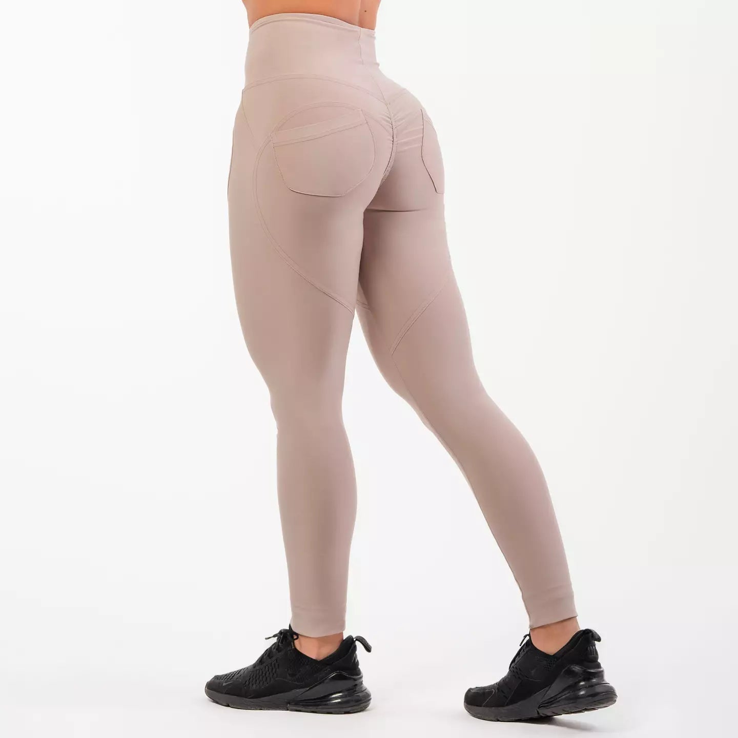 Nebbia Högmidjade Bubble Butt Lifting Byxor - Kräm
