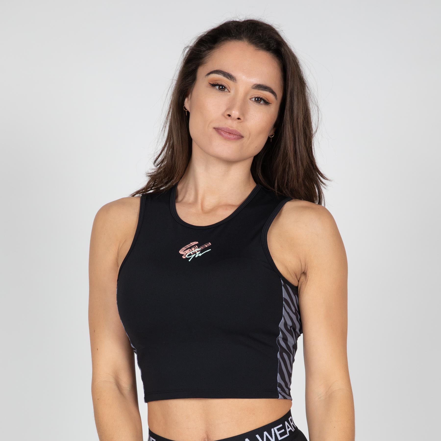 Gorilla Wear Zion Crop Top, black