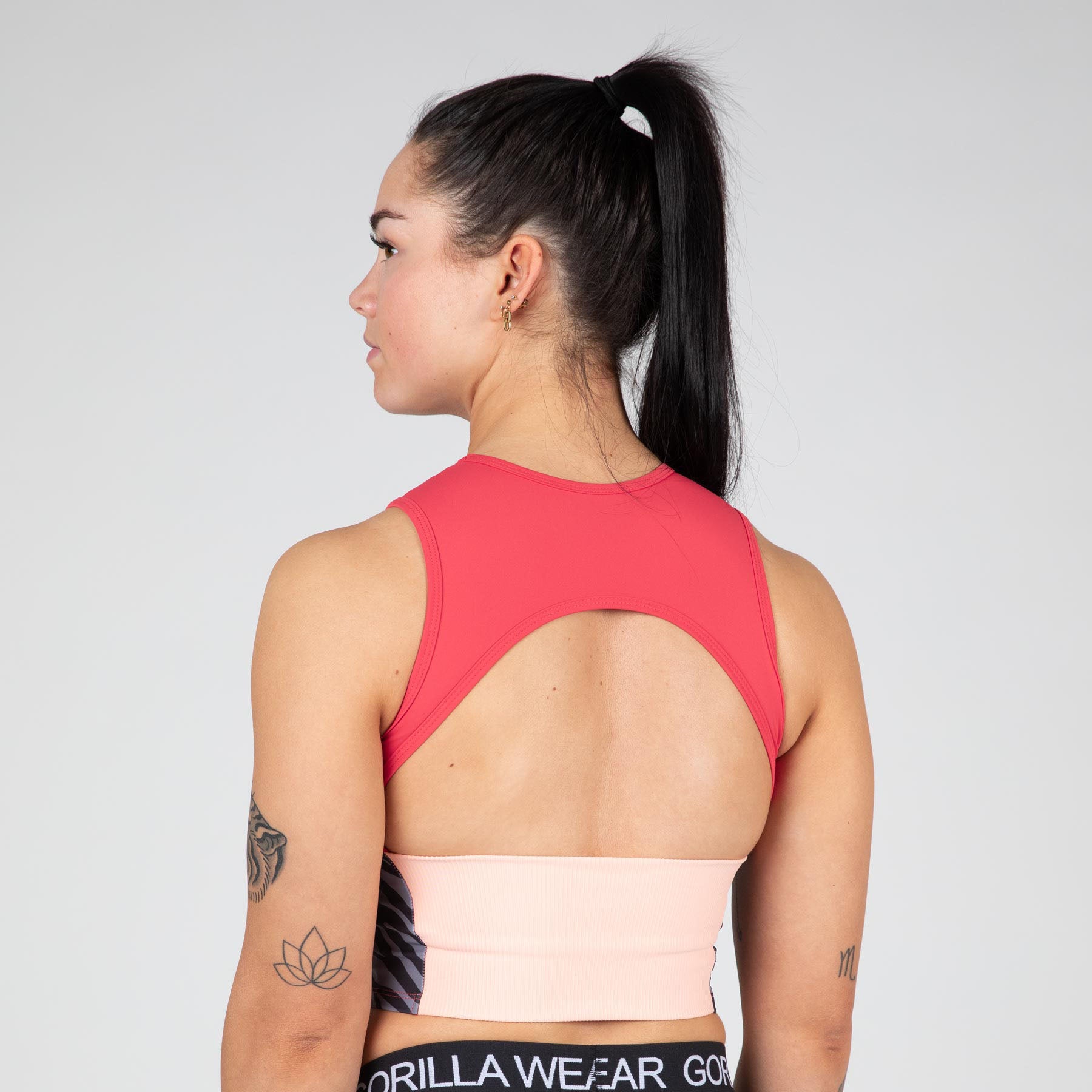 Gorilla Wear Zion Crop Top, red