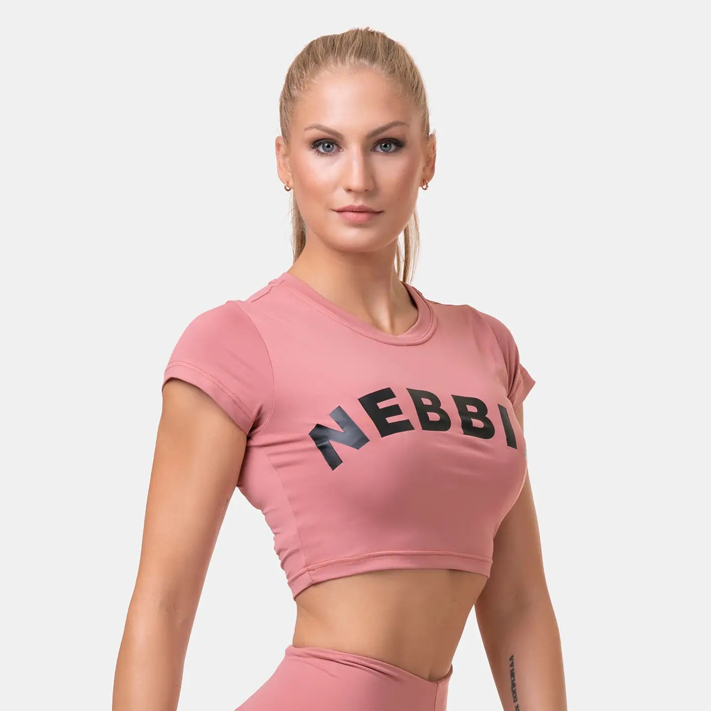 Nebbia Sportig Crop Top - Gammal Ros