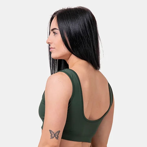 Nebbia Miami Sportig Bikiniöverdel - Mörkgrön