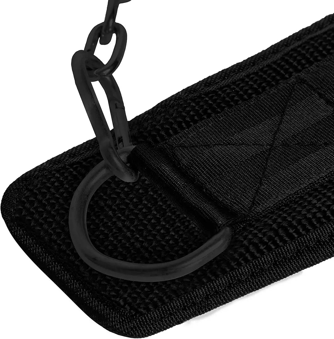 Virtufit Nylon Dipbälte, svart