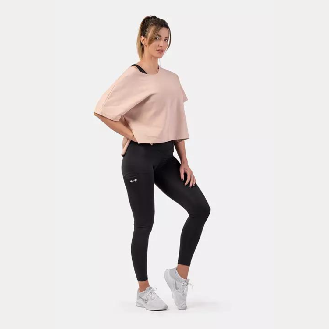Nebbia Aktiva Högmidjade Smart Pocket Leggings - Svart