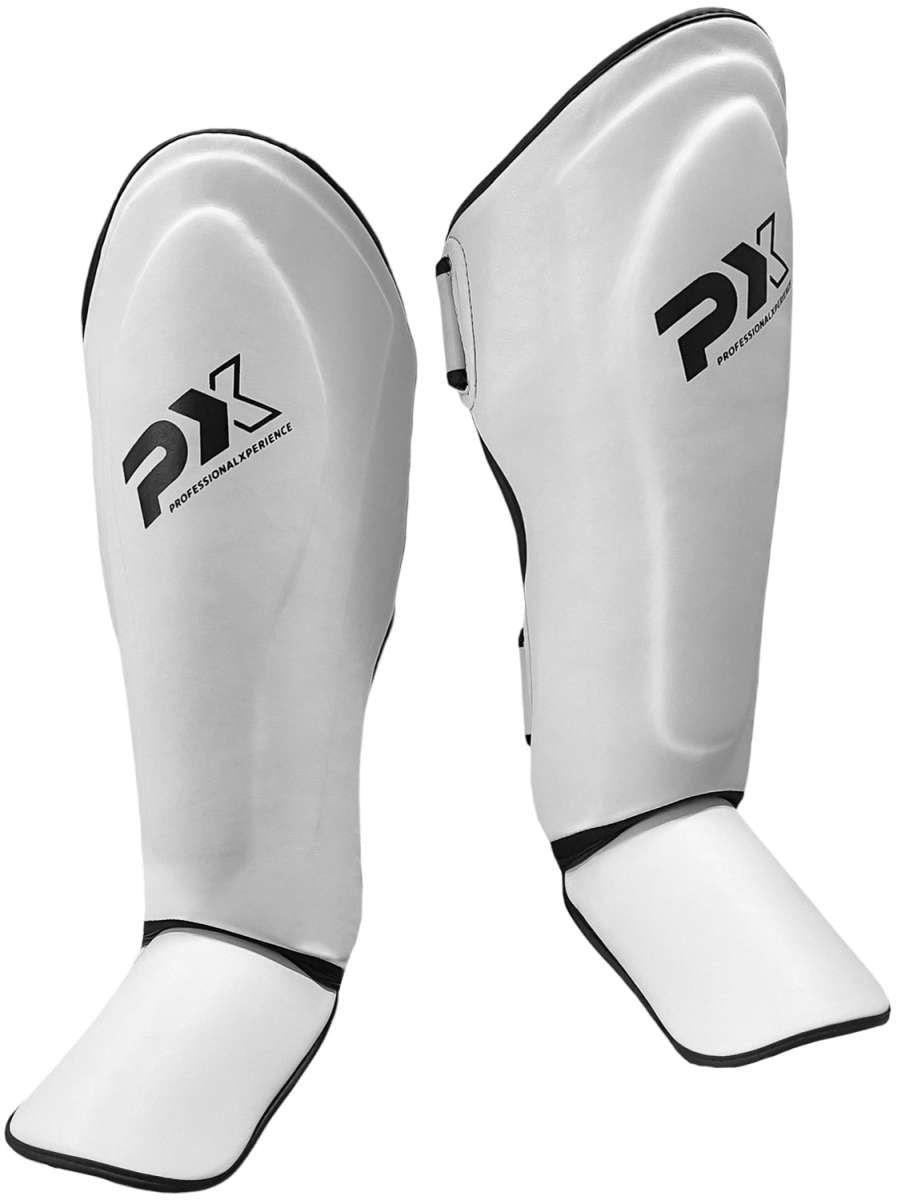 Phoenix PX Benskydd FIGHT PRO Vit/Svart