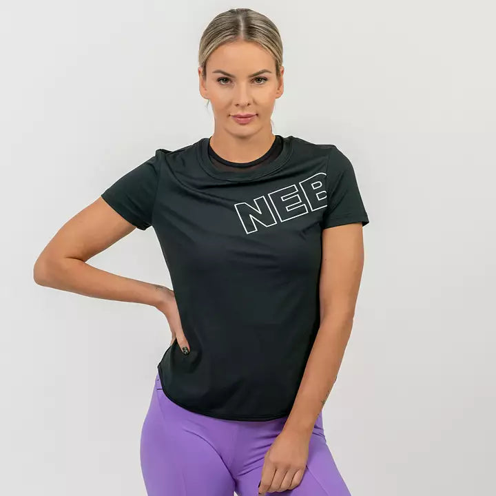 Nebbia FIT Aktiv Funktionell T-shirt - Svart