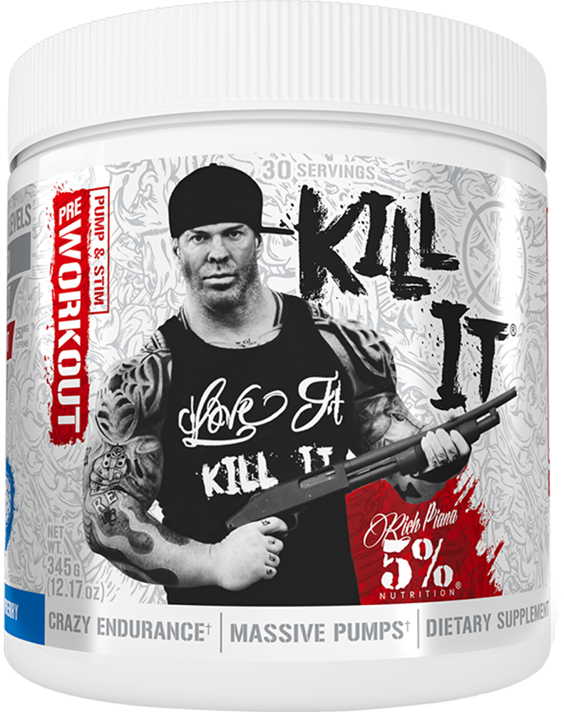 5% Nutrition Kill It - 345 g - Blå Hallon