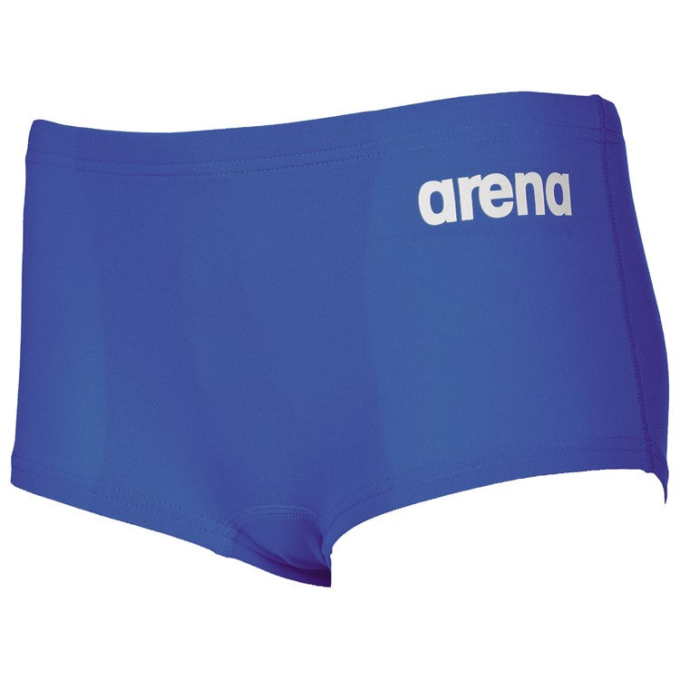 Arena B Solida kvadratiska korta badbyxor Jr Royal-White