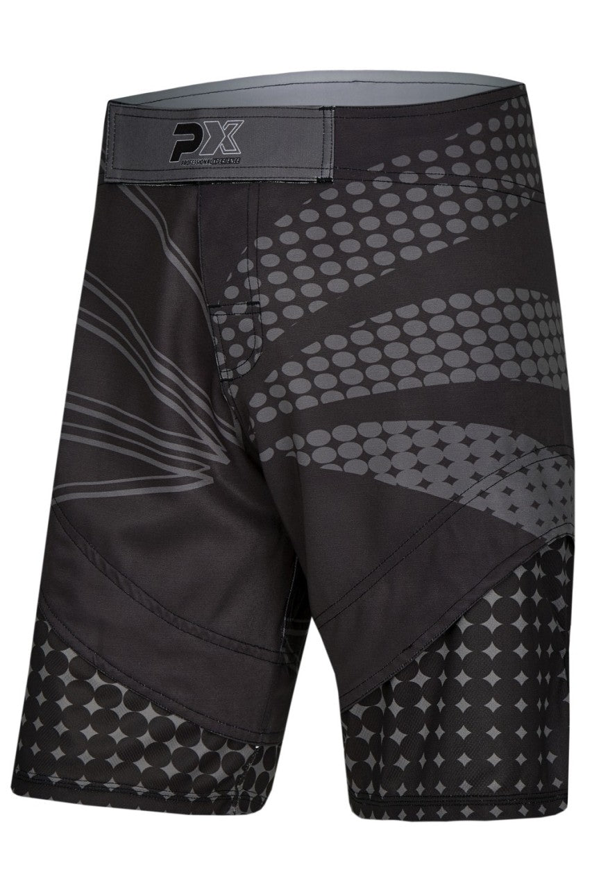 Phoenix PX MMA-shorts svart–grå, stretch