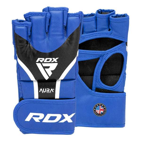RDX Grappling Handskar AURA PLUS T-17 - Blå/Svart