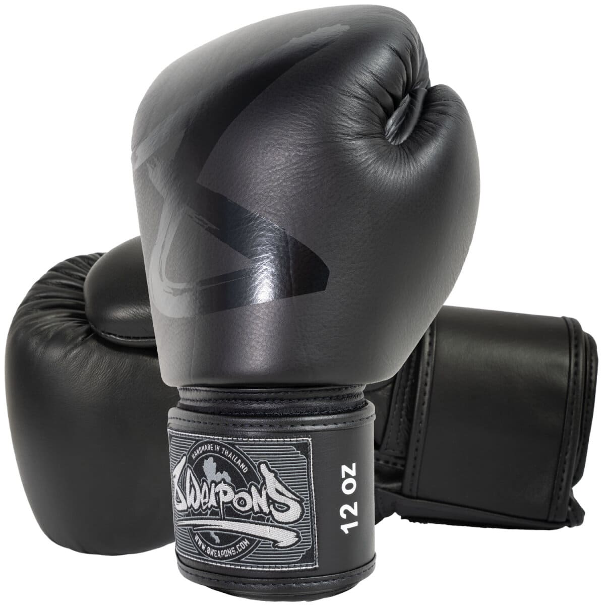 8 WEAPONS Boxningshandskar, BIG 8 Premium - Svart/Svart