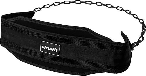 Virtufit Nylon Dipbälte, svart