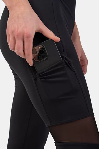 Nebbia Sportig Smart Pocket Högmidjade Leggings - Svart