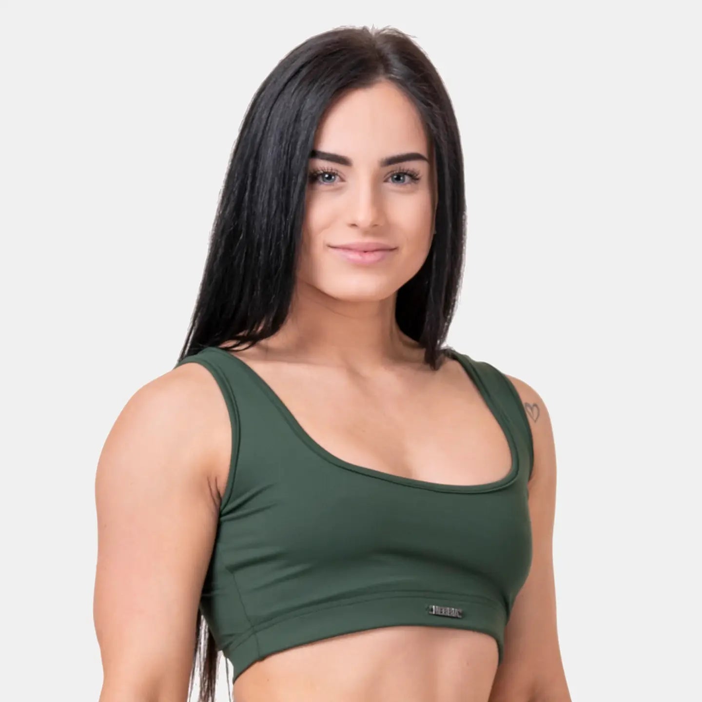 Nebbia Miami Sportig Bikiniöverdel - Mörkgrön