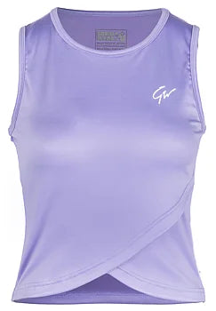 Gorilla Wear Estelle Twisted Crop Top, lilac